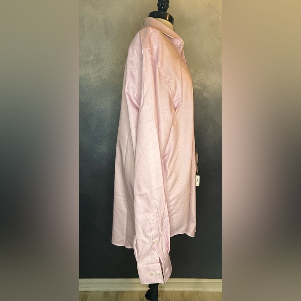 Calvin Klein Infinite Non-Iron Dress Shirt – Pink – Size 16½ 36/37 NWT! - Picture 4 of 10
